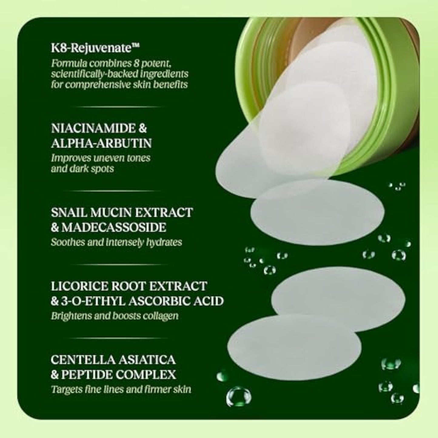 Jiyu Korean Toner Pads - 100 ct.