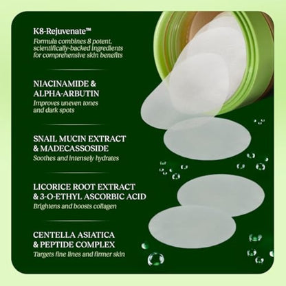 Jiyu Korean Toner Pads - 100 ct.